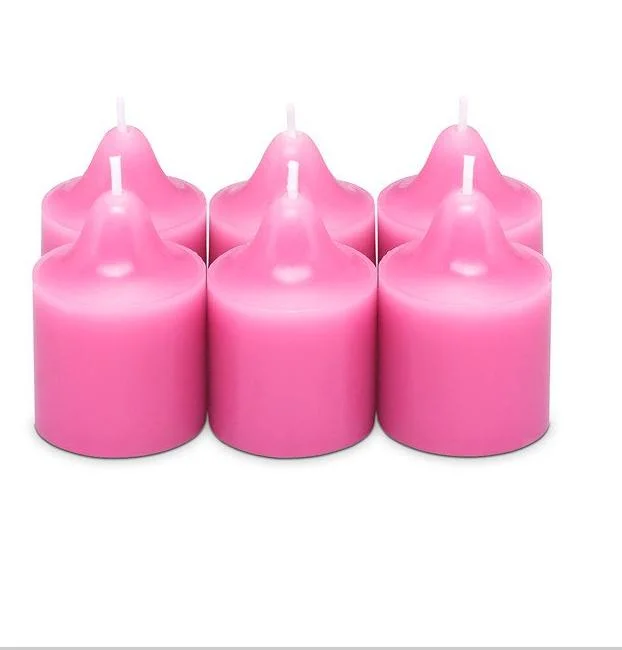 Verde barato Velas Votivas blancas África BOUGIEs de cera 50g Velas decorativas para el hogar de pilar Velas