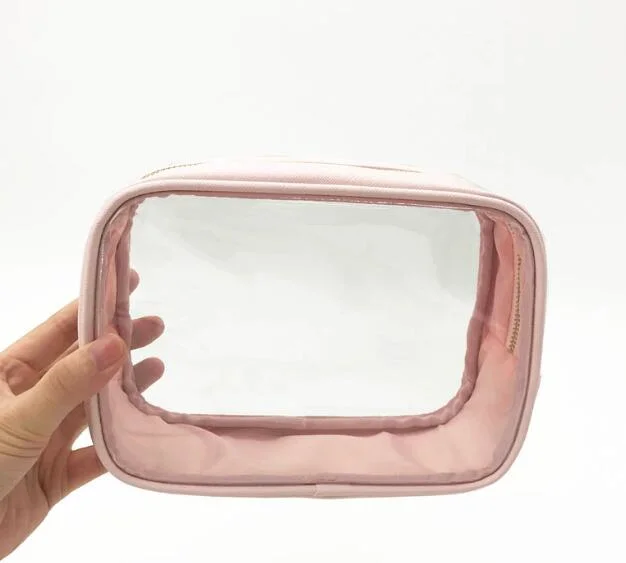 Clear PVC Bag Transparent Zipper Travel PVC Cosmetic Bag