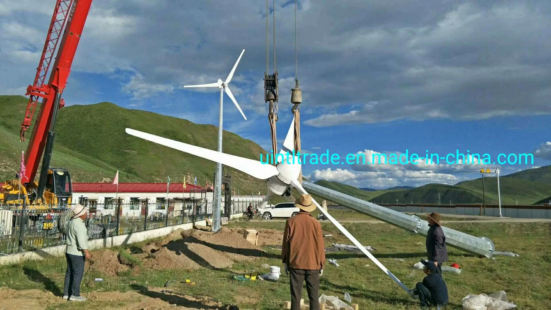 15000 W 15KW Vitesse de vent faible à haute efficacité horizontale éolienne