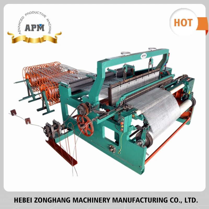 Máquina de rebobinado de formación de hilo ondulado automático para metal tejido Malla