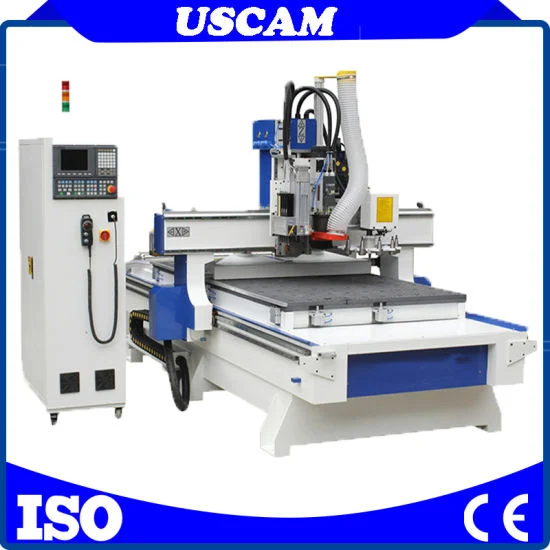 Wood Engraving, Cutting, Drilling Air Cooling 9.0kw CNC Auto Tool Changer Engraver