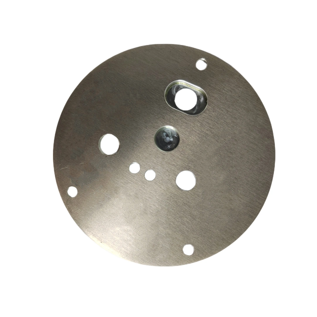 High Precision Multi Holes CNC Machining Parts Round Stainless Part Plate