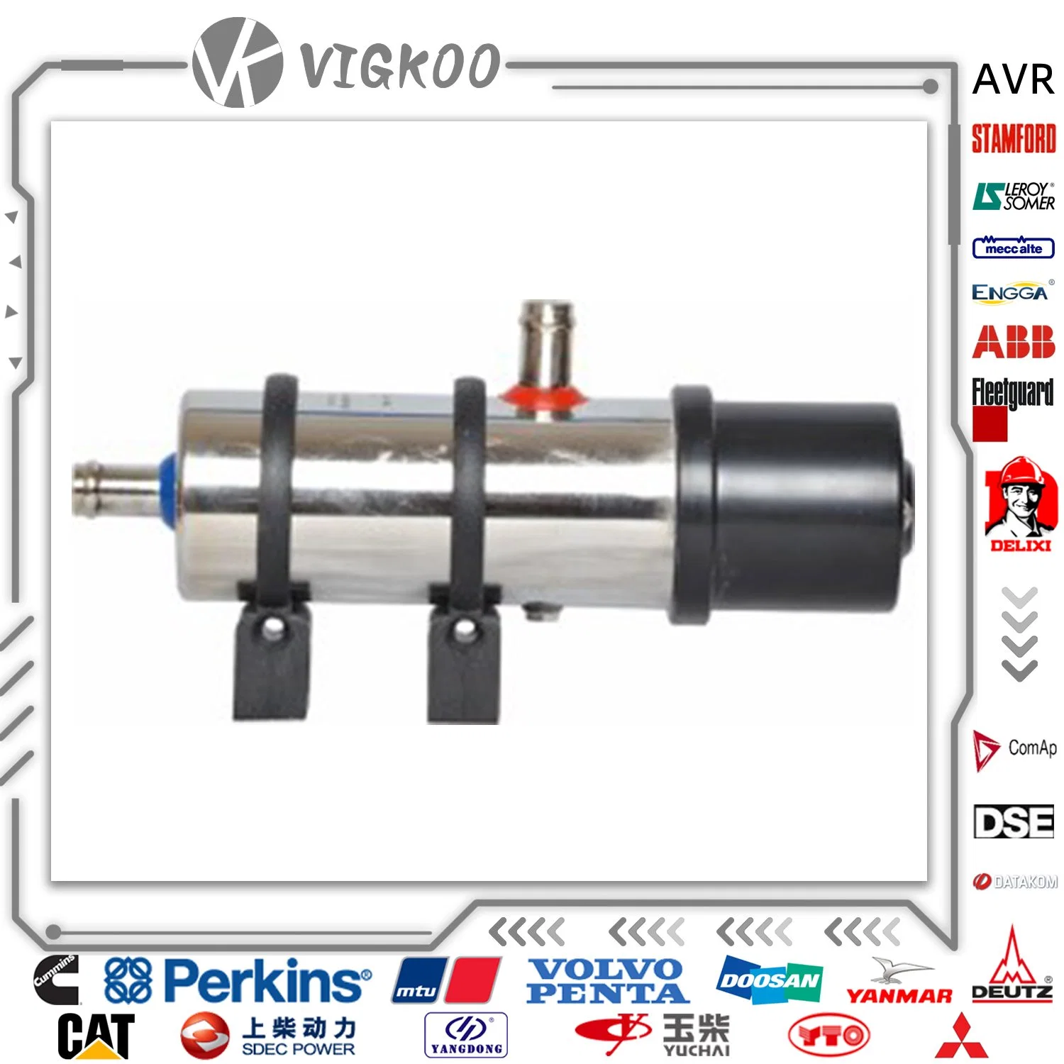 Réchauffeur d'eau du groupe électrogène de préchauffage 300 kW 500 W 1 000 W 2 000 W. Liquide de refroidissement du chauffe-bloc 3 000 W.