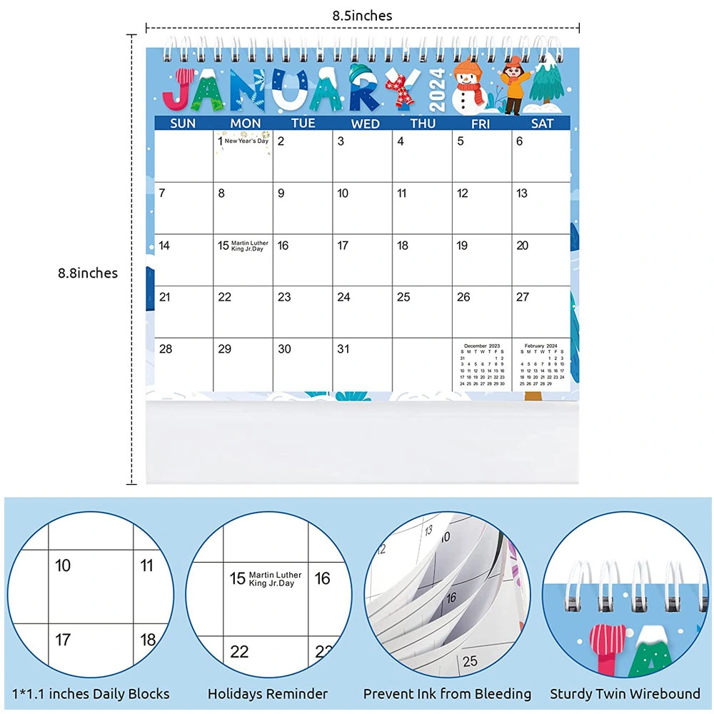 Быстрый Flip таблица настольный календарь для изготовителей оборудования на заводе для печати добавить логотип Обои офис служба печати календаря