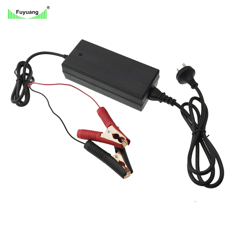 Smart Battery Solar Charger 16.8V 10A for 14.4V Li-ion Battery Pack with Crocodile Clip