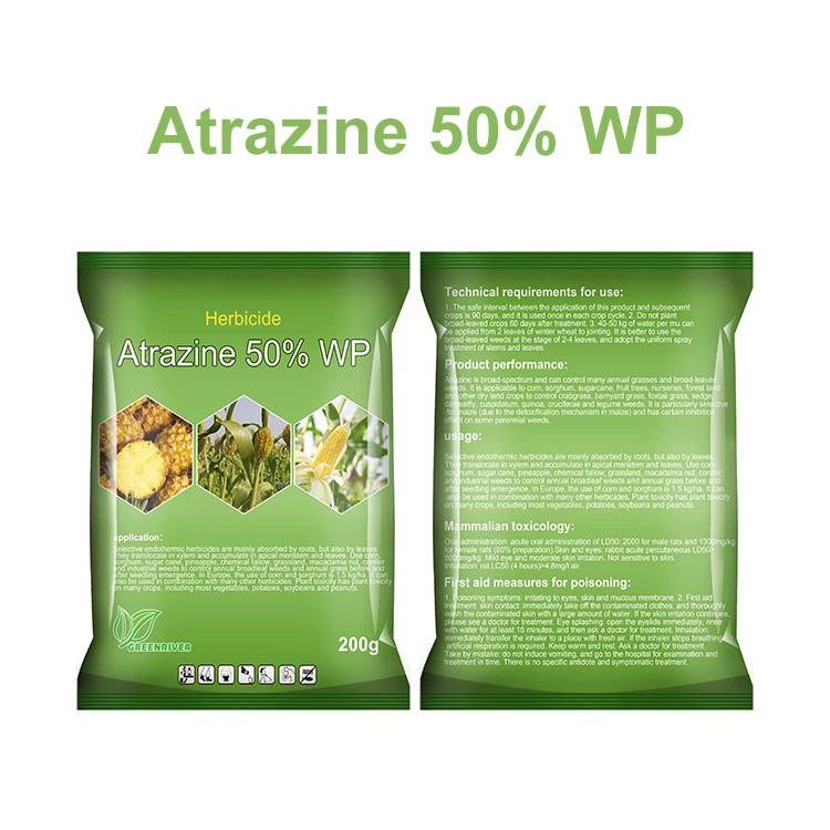 Los productos agroquímicos Mize Weedicide Arroz 50% Precio de herbicida atrazina wp