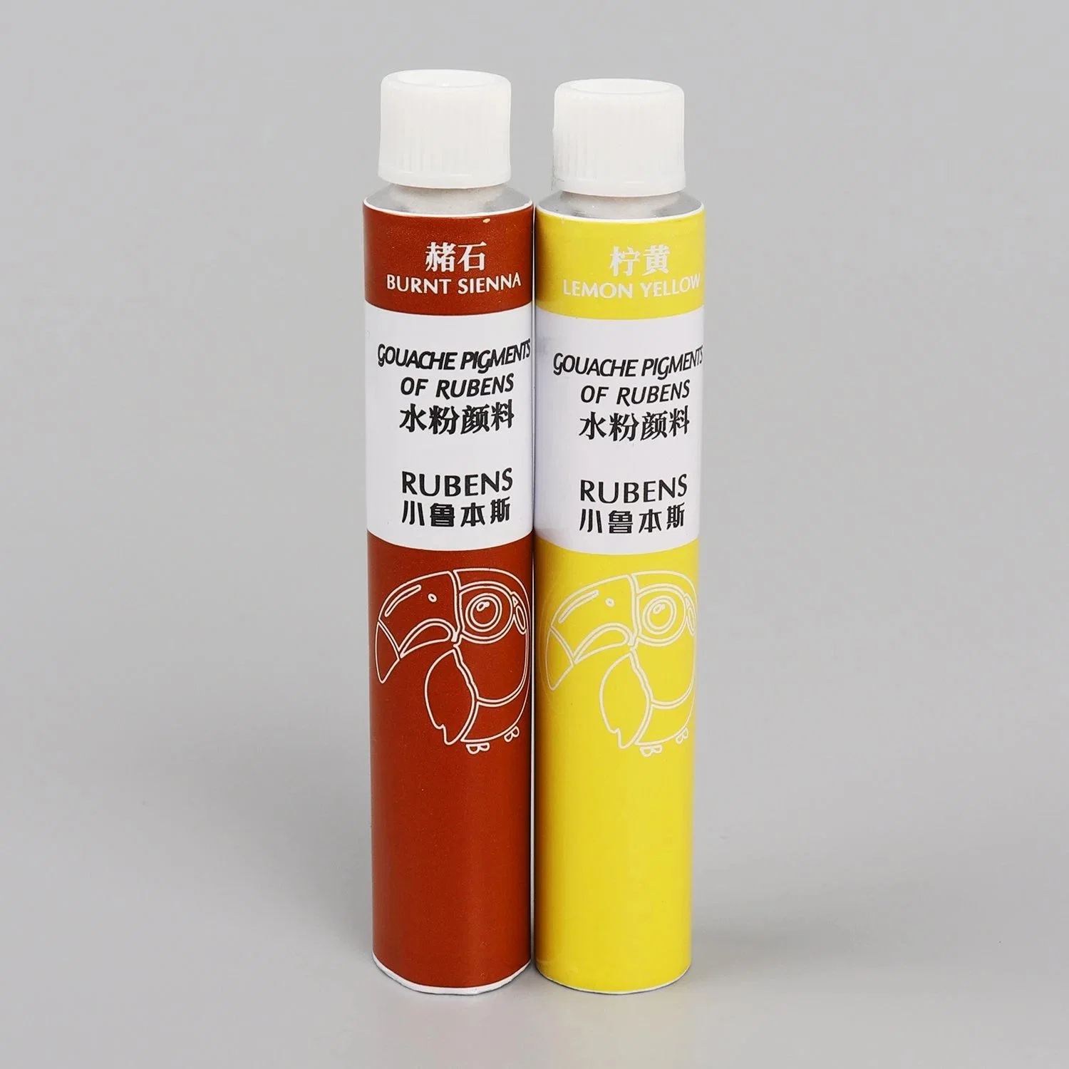 Water Colour Squeezable Collapsible Aluminum Paint Tubes Dia 13.5 - 40mm M7 / M9 / M11 / M15 Thread