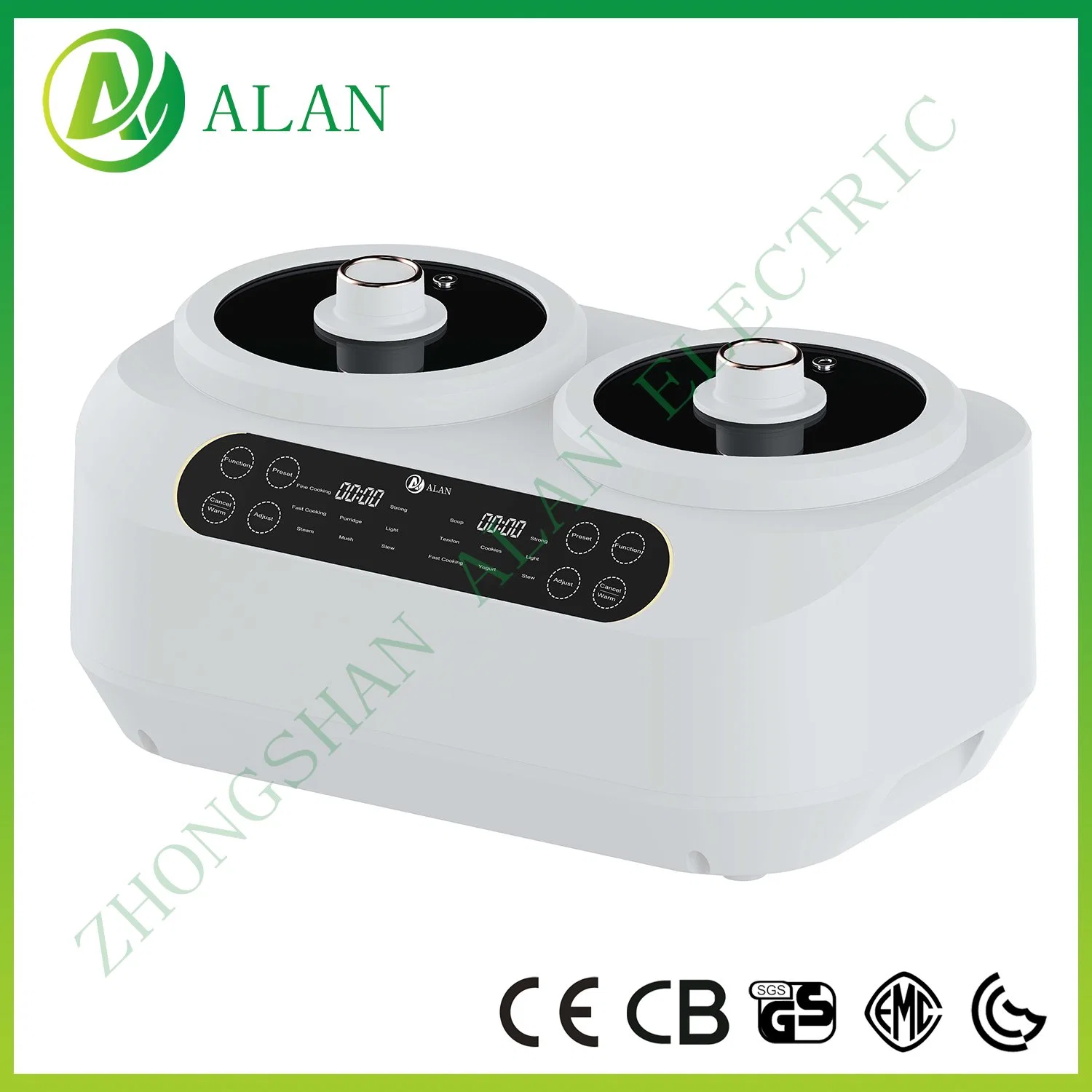 Multifunctional Automatic Double Head Rice Cooker Smart Health-Preserving Household Rice Cooker with Low Sugar Function