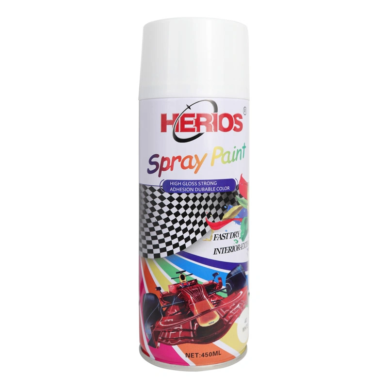 450ml Herios Chrome Glod Florescent Aerosol Acrylic Color Spray Paint for Car