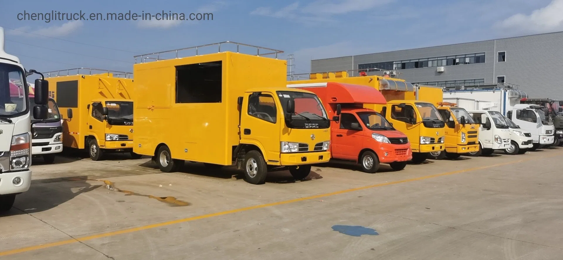 Dongfeng 2020 Nuevo diseño móvil con diesel y el camión de patrulla con tamaño personalizado
