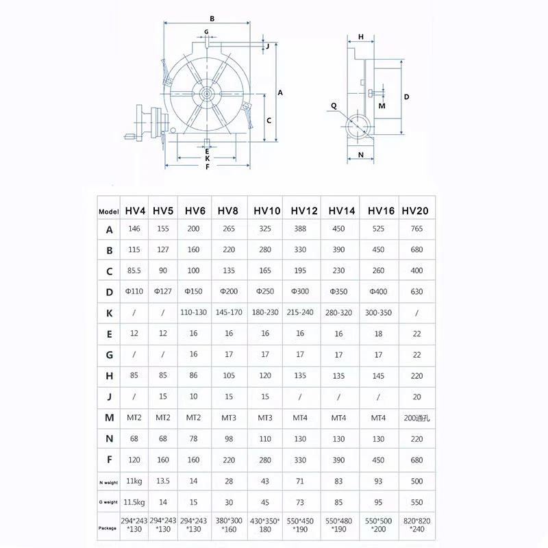 Tsl400 Präzisions-Drehtisch mit Indexplatte für CNC-Fräsen Maschinelle Bearbeitung Arbeitet