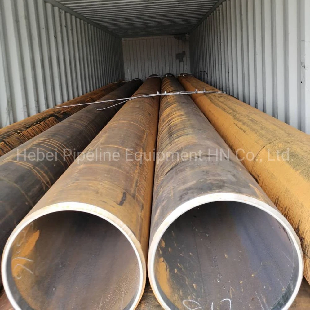 Large Diameter High Frequency Straight Seam Welded Steel Pipe for Fluids Transmission Water Structural GB/T9711 En10219 En10217 BS1387 S235jr S355 St37