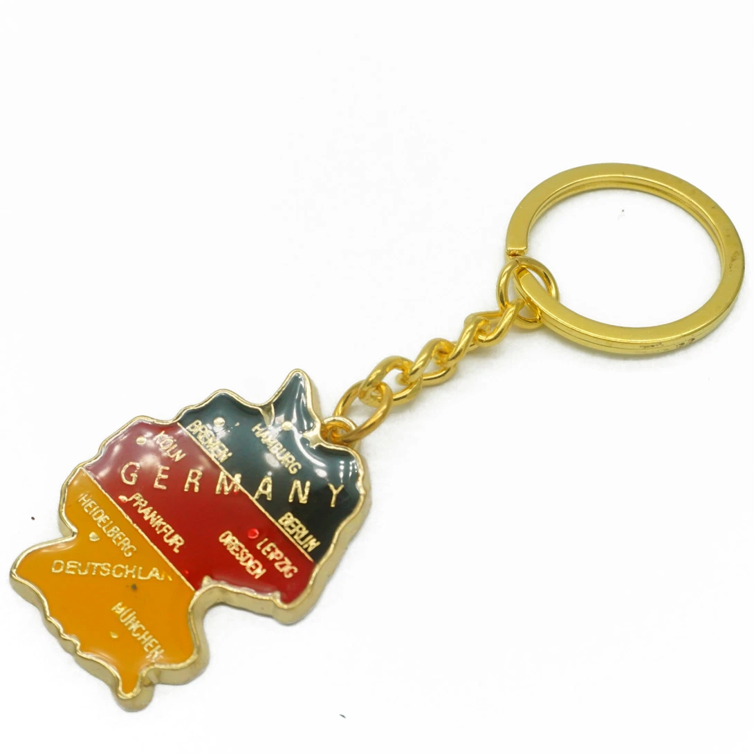 Promotional Door Gift Enamel Personalized Adult Souvenirs Metal Keychains with Custom Logo