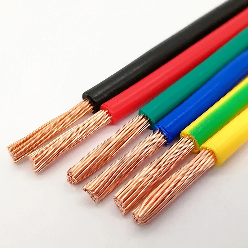 Funda de PVC Fabricante fábrica de aluminio/cobre conductores eléctricos de cable para edificios de vivienda