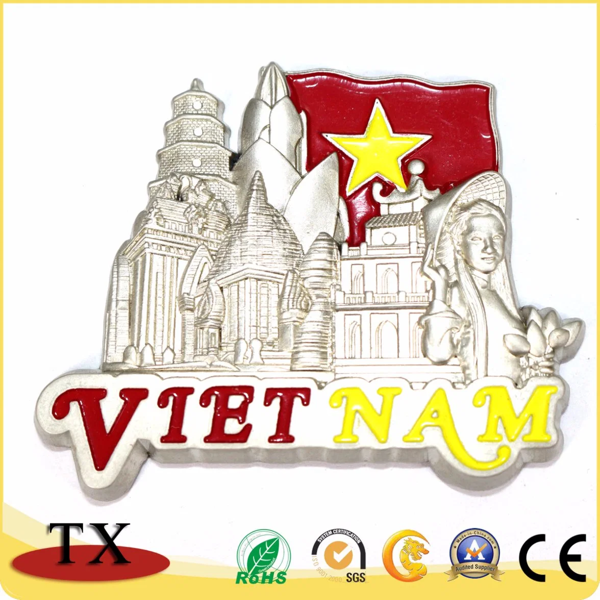 3D Vietnam Refrigerator Fridge Magnet