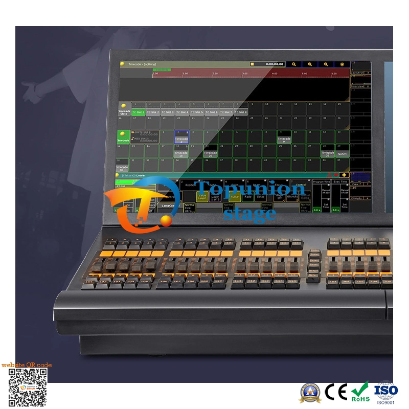 Professional Command Wing Console Yellow Dimming Wheel Linux System Controller