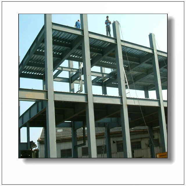 Pre Engineering High Rise Hotel Factory Two Story Prefabricated Steel Structure Building