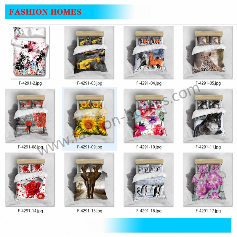 3D Digital Cars and Motorcycle Printed Quilt Comforter