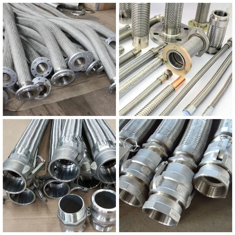 Corrugated Stainless Steel Hose Flexible Ss Metal Pipe Tube with High Flexibility - Minimizes Flow Resistance