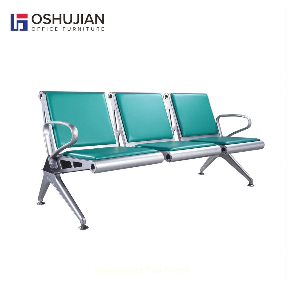 Factory Supply 2 3 4 5 Seater Outdoor Furniture Stainless Steel Garden Bench 3 Seats Waiting Chair