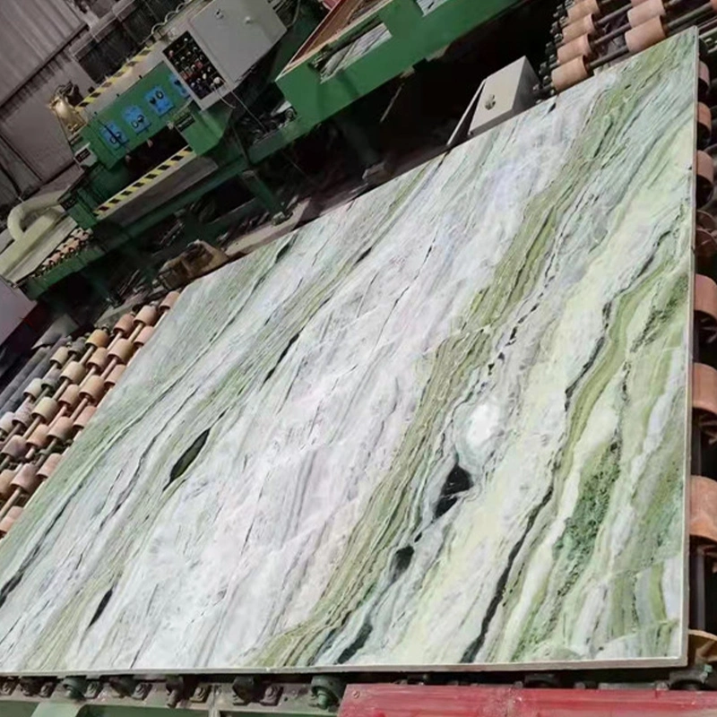 Hot Sales Retro Natural Stone Green Cold Ice Jade Marble for Villa Countertops