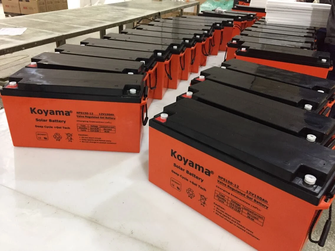 Long Life Solar Power Storage 12V Floating 150ah Storage Battery