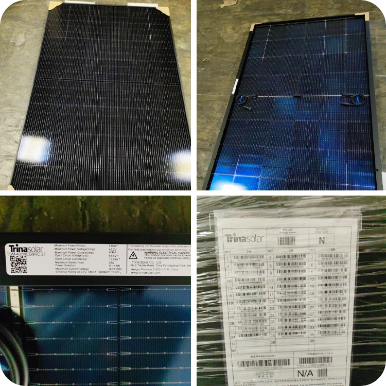 Trina Solar Vertex S Tsm-De09r. 05 Full Black Solarpanel 405W 410W 415W 420W 425W All Black Solar Panel EU Stock