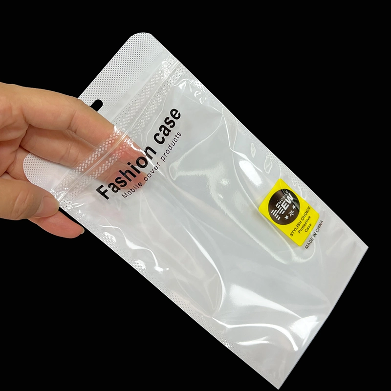 Case Packaging Bag Mobile Cover Plastic Zip Pouch