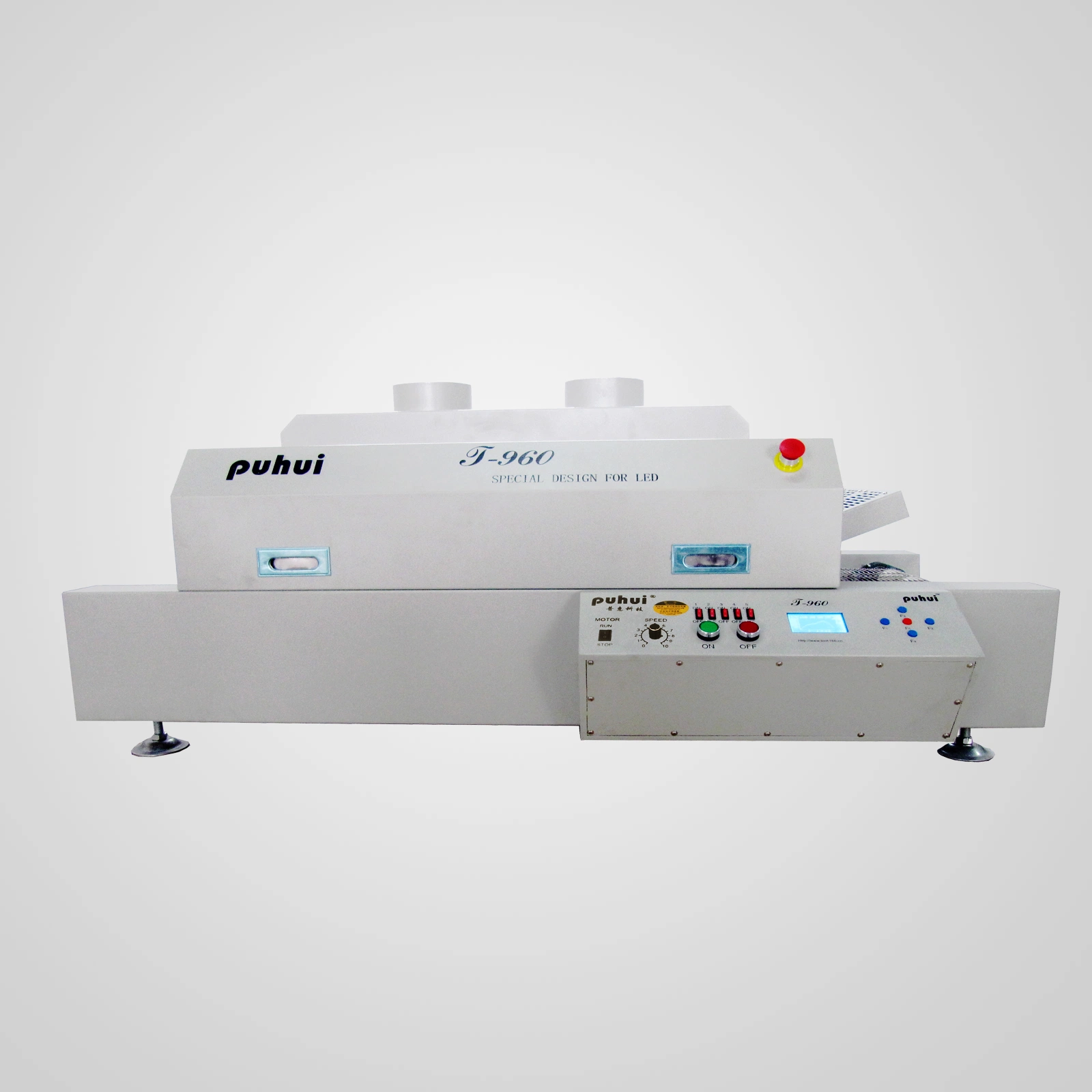 Puhui Conveyor Reflow Oven T960 SMT Benchtop Reflow Oven for Welding Equipment