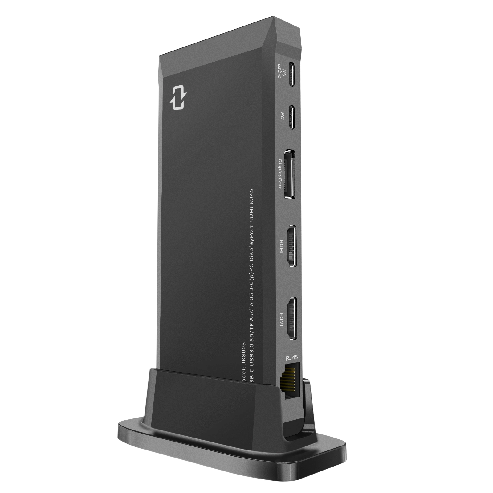 Type-C to Dual HDMI+Dp+ Gigabit Network Port 13 in 1 Vertical Mst Expansion Dock