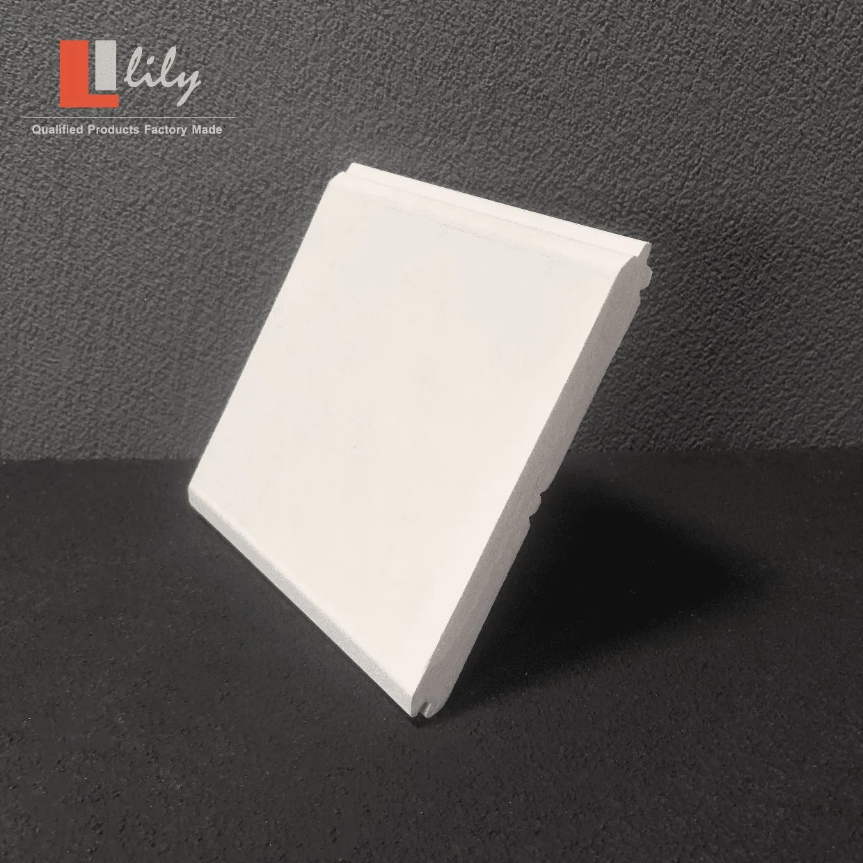 Home Decoration White PVC Baseboard Moulding