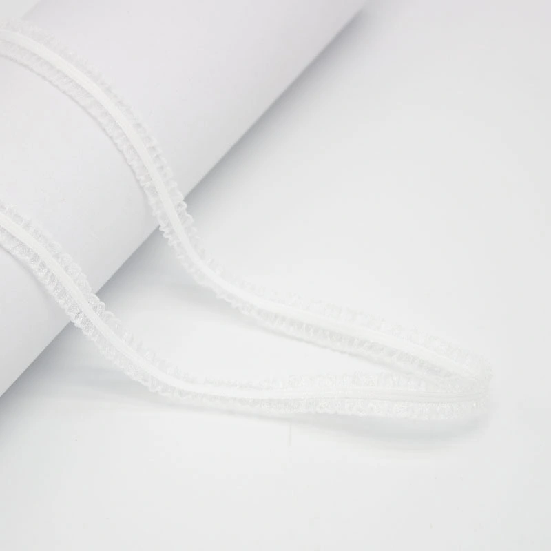 Spot 1,0cm muñeca de cinturón elástico con cordones de hilo de nieve Fungus bilateral Accesorios de decoración de ropa