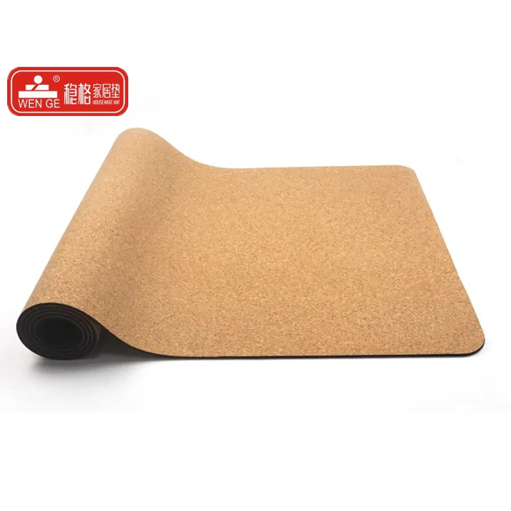 Extra Soft Best Selling PVC Material Anti Slip Eco Friendly Cork Yoga Mat Custom with Logo