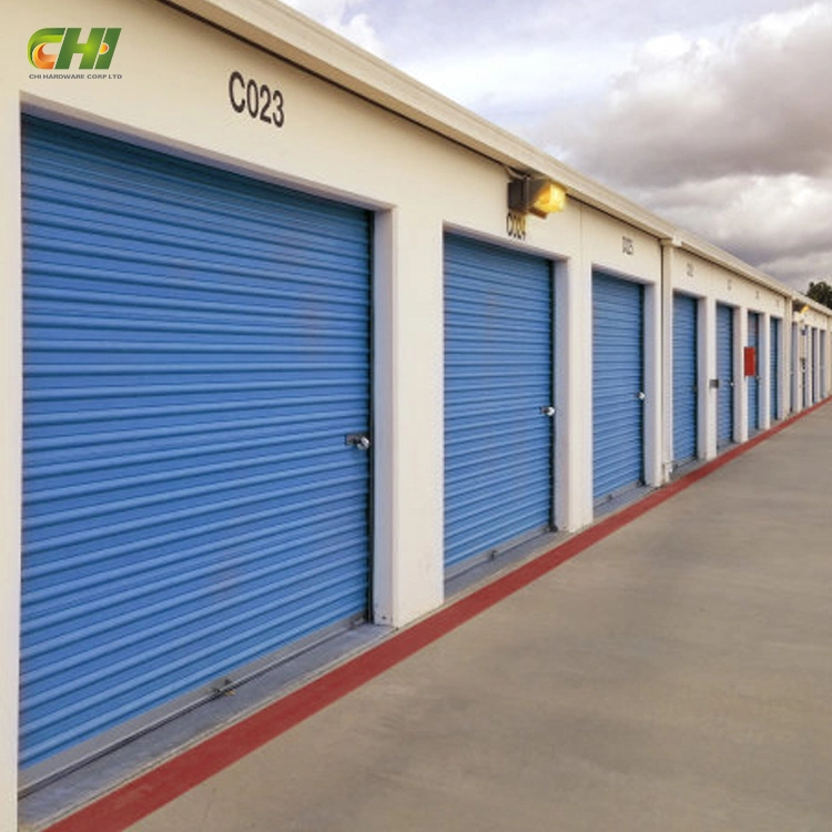 Aluminium Fire Rated Automatic Rolling Shutter Door Ventilation Retractable Remote Control Automatic PVC Motor Rolling Door