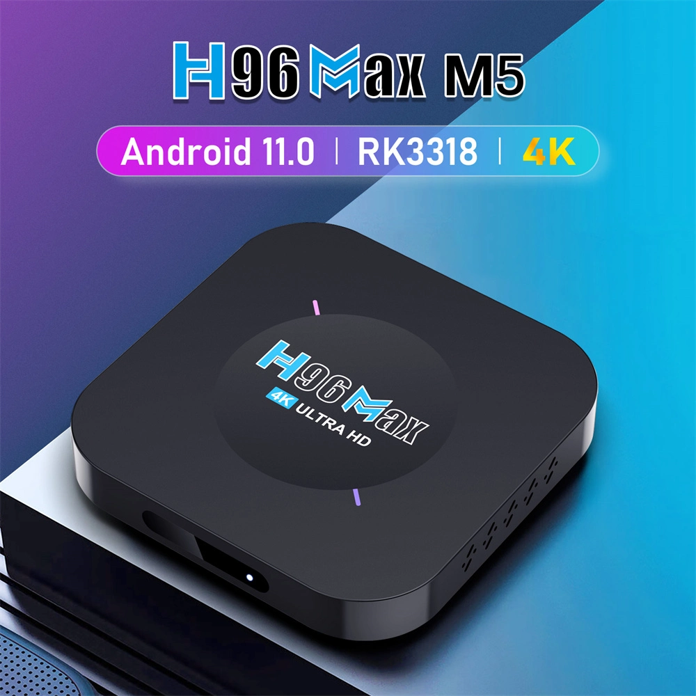 Smart TV Box IPTV Android Set Top Box Kd 4K ATV Google STB H96 Max M5