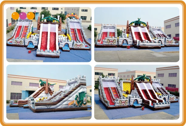 Giant Inflatable Dragon Slide Inflatable Funcity for Promotion (AQ01162)