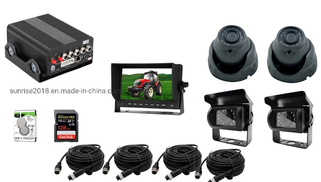 AHD-Kamera Mdvr HDD Auto Video Aufnahme GPS 4G WiFi Fahrzeugkamerasystem