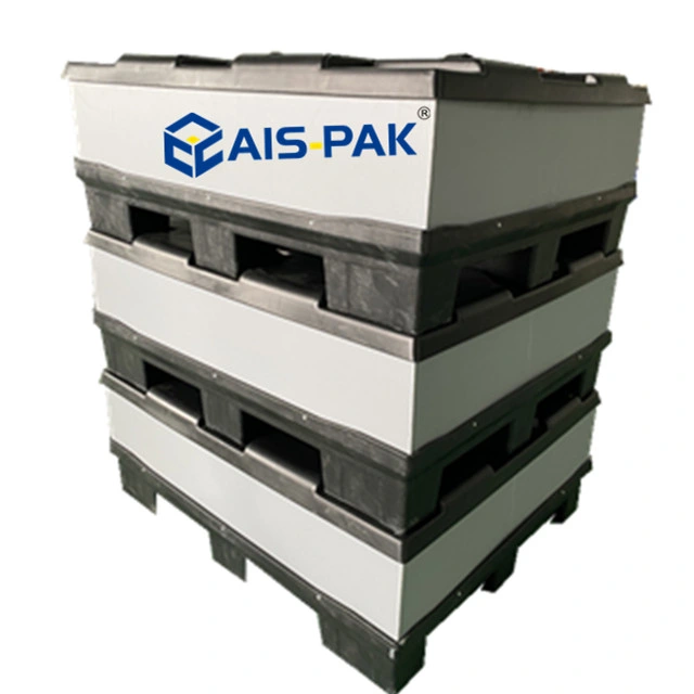 AIS-Pak 1200*1000mm PP Caja de manga de pallet para almacenamiento logístico automático