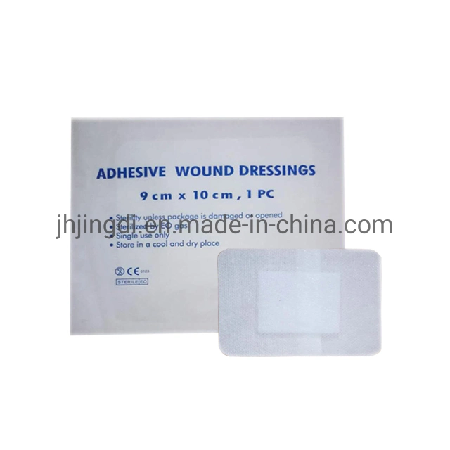 Factory Supply Surgical Self-Adhesive Non-Woven Bordered Gauze Island Dressing Wound Care with Absorbent Pads