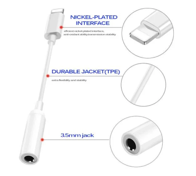 Headphone Connector, 3.5mm Mobile Phone Adapter Jack
