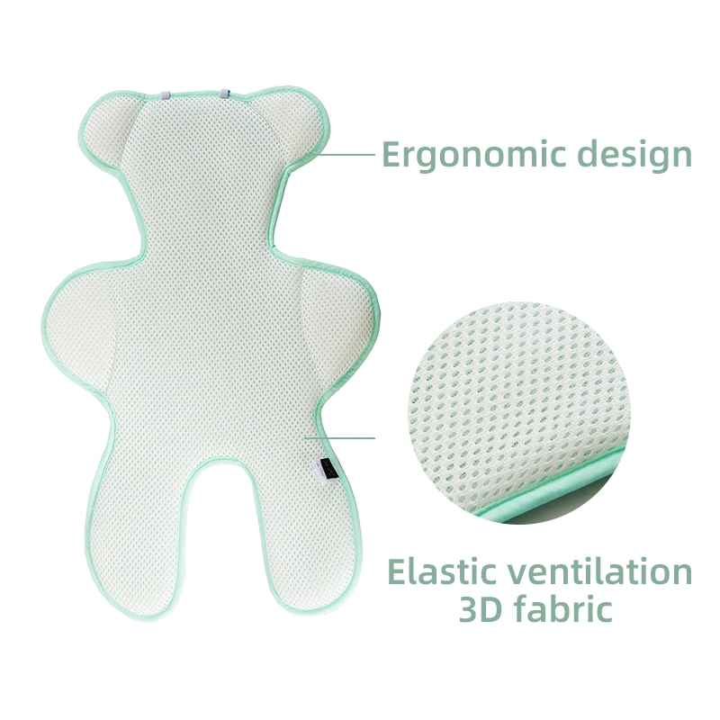 La Chine Manufacture personnalisés lavable en 3D de gros Confort poussette de bébé respirant Doublure douce Pad mat