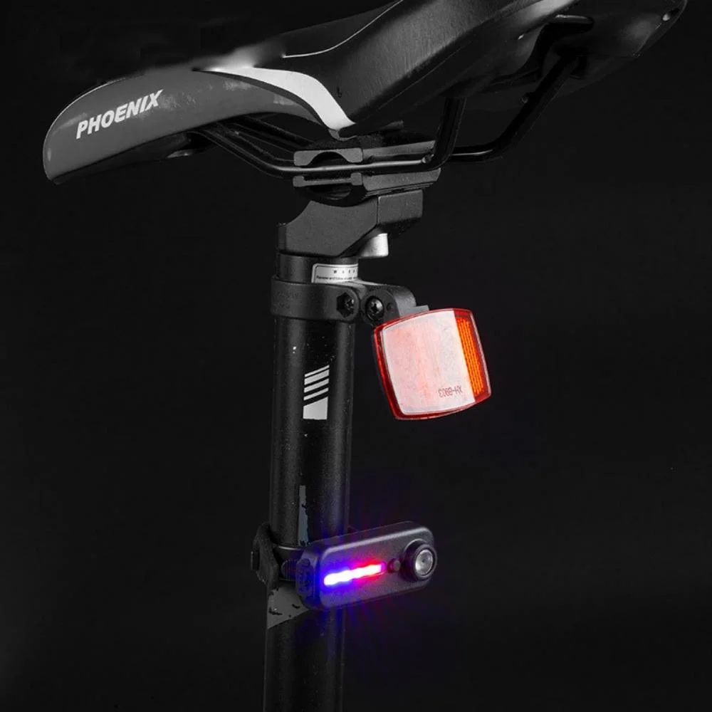 Portable Bike Light Safety Warning Light with Clip Rechargeable Esg20899