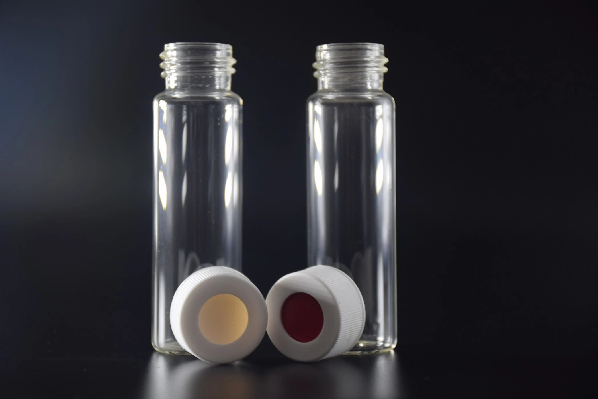 20-60ml Glass EPA VOA Storage Vials with Cap and PTFE Septa