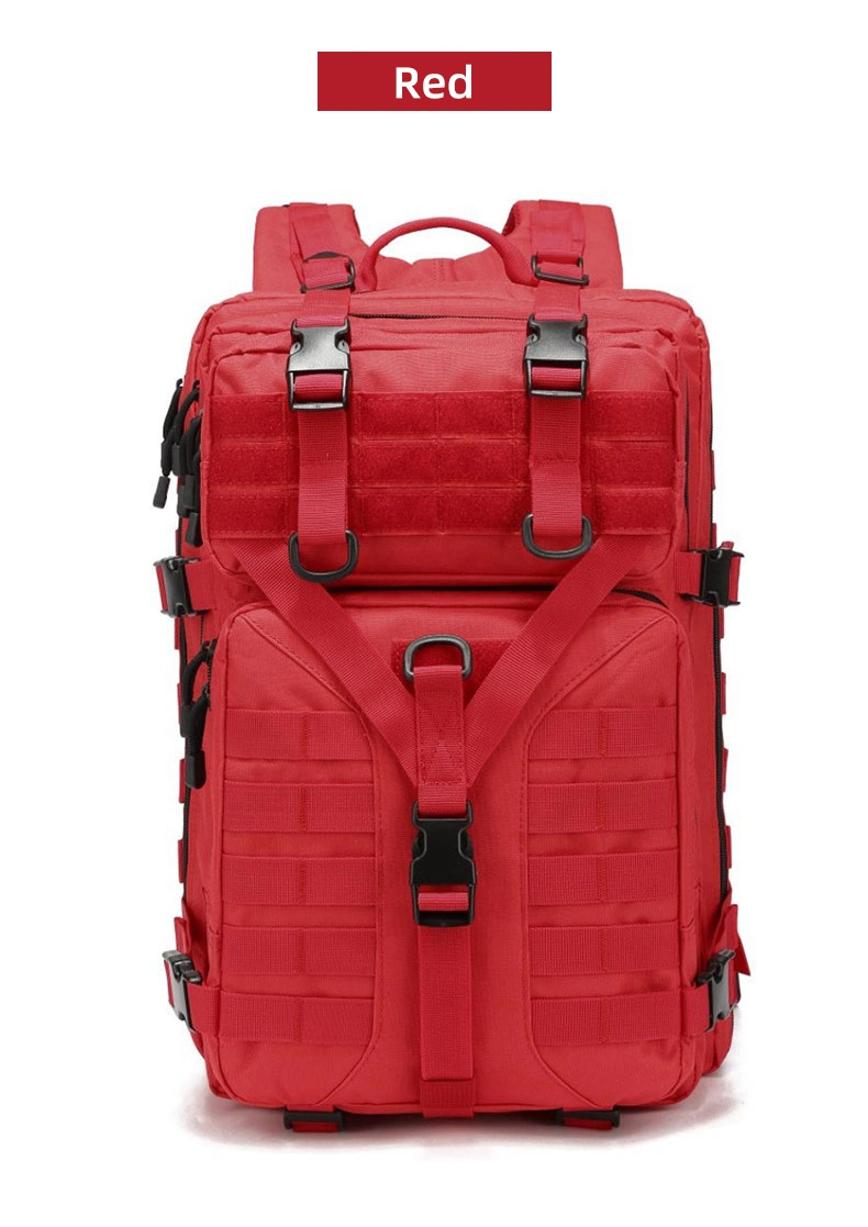 حقيبة ظهر متعددة الوظائف Oxford 900d 45L مقاومة للماء Molle Rucksack