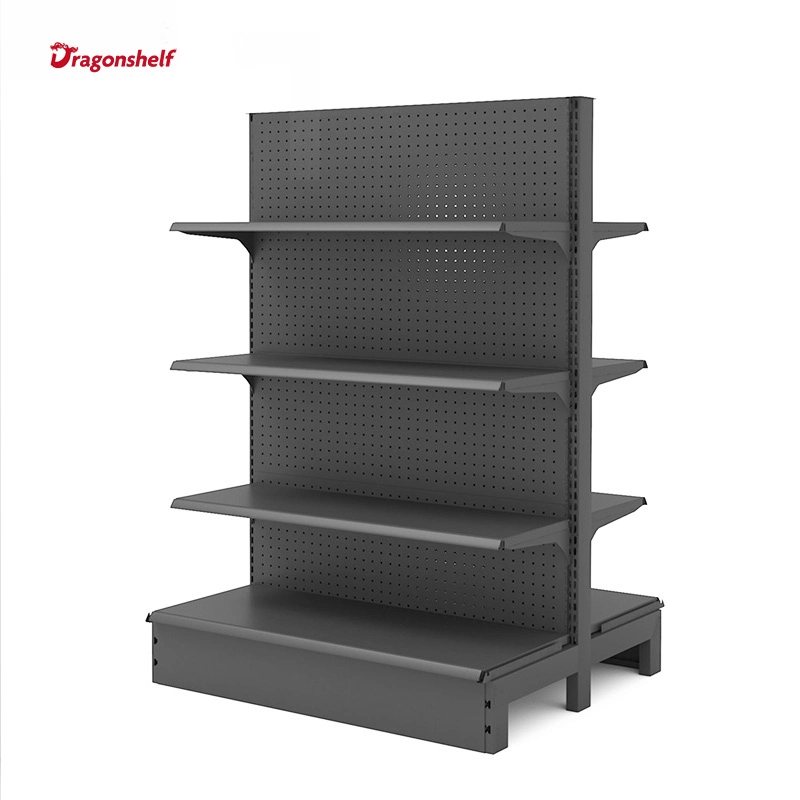 Dragonshelf Rack estanterías metálicas en góndola Supermercado pantalla utiliza estanterías de tiendas