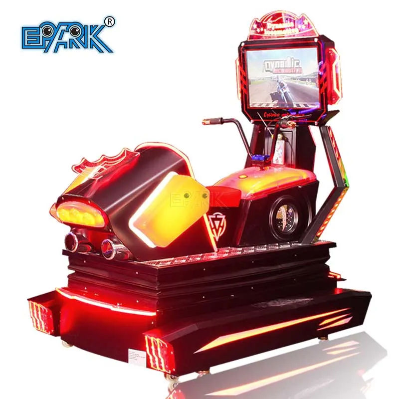 Münzbetriebene Dynamische Lokomotive Elektrisches Fahren Auto Simulator Racing Arcade Spielmaschine