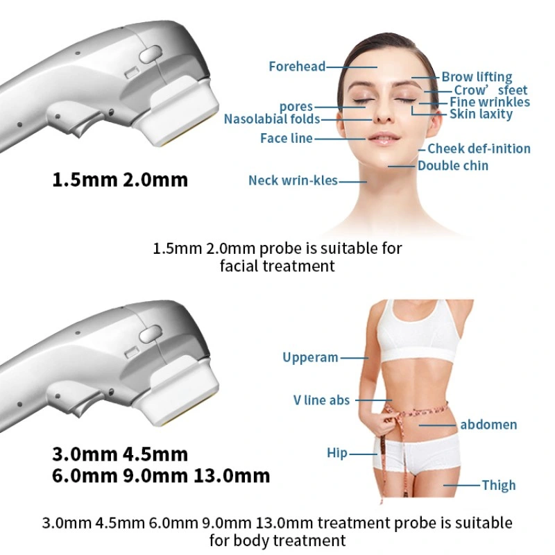 Hot Sale 7D Hifu Anti-Wrinkle Machine for Salon Use 9d Hifu High Intensity Focused Ultrasound SPA Clinic