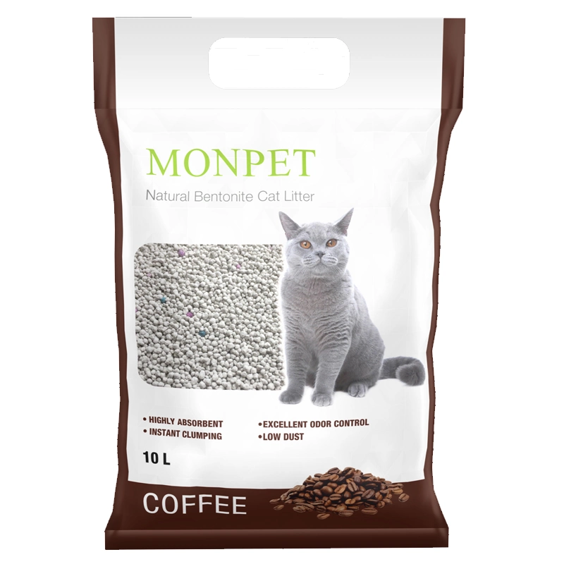 Supply High quality/High cost performance  Pet Products Strong Clumping Cat Litter Bulk Manufacture Fragrance Colorful Bentonite Cat Sand