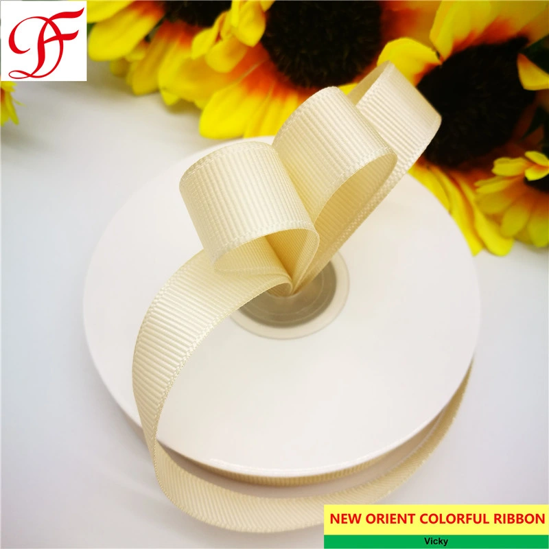 Factory Export Wholesale/Supplier Grosgrain Ribbon Satin Double/Single Face Sheer Organza Taffeta Metallic Bakers Twine Bow Crafts for Gift Box/Underwear/Garments