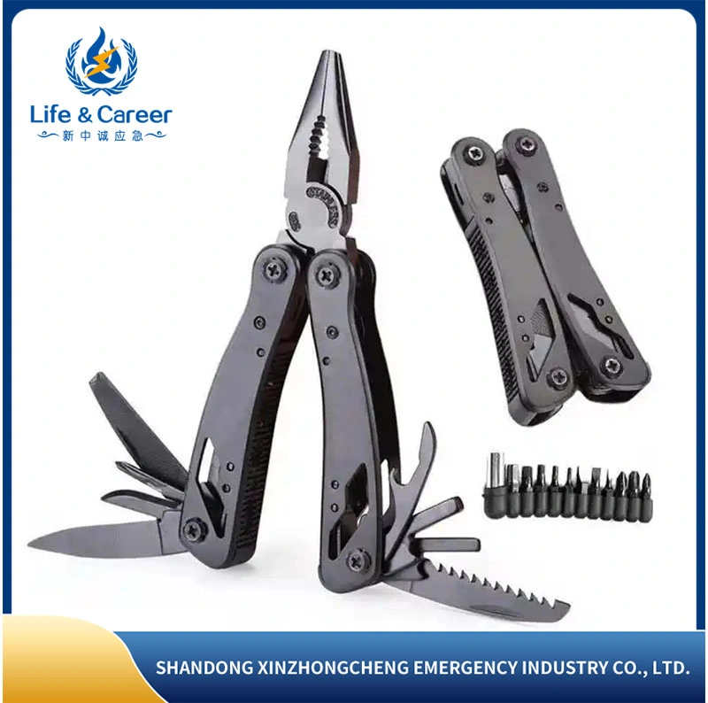 Camping Multitool Folding Plier Scissors Fishing Multi Tools Plier Multifunctional Survival Tool